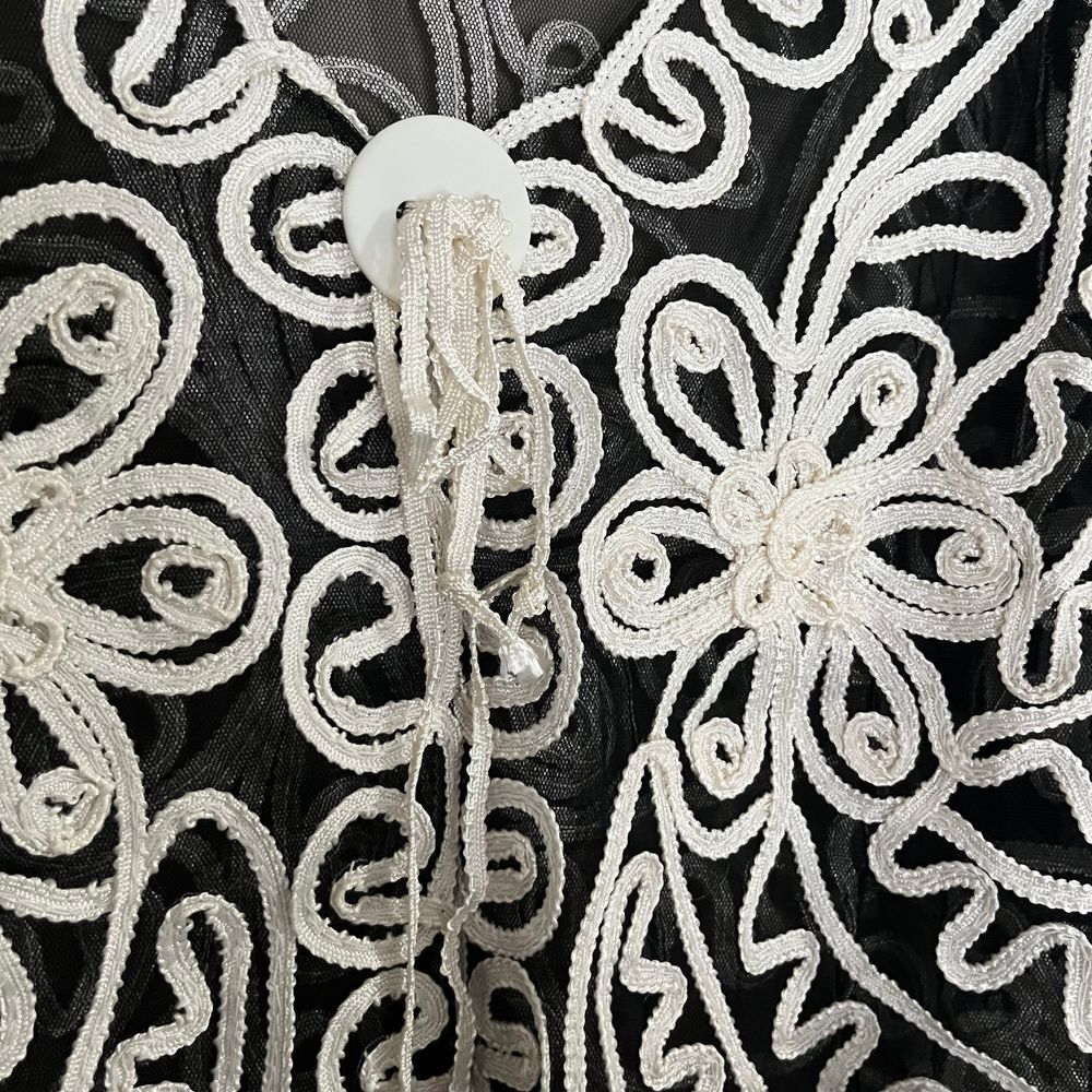 Pretty Angel Sheer Shawl Top‎ ONE SIZE Dainty Elegant Special Occasion Formal - Picture 4 of 5